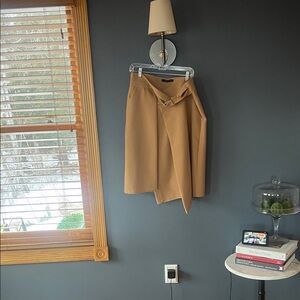 Zara Camel Wrap Skirt